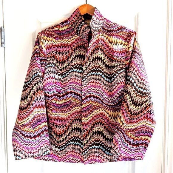 Patchington Multicolor Mod Print Open Blazer - Picture 2 of 5